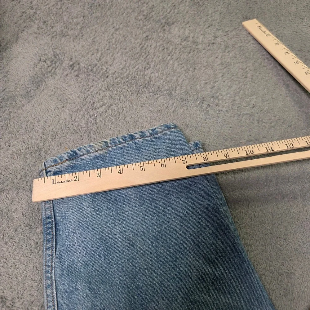 Levi's Mens 38x32 550 Relaxed Fit Tapered Jeans Light Wash Orange Tab 90s USA